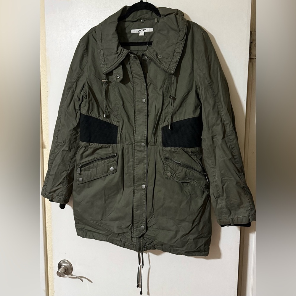 DKNY Olive Utility Jacket - Picture 2 of 6